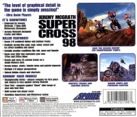 PSX - Jeremy McGrath Supercross 98 Box Art Back