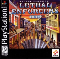 PSX - Lethal Enforcers I and II Box Art Front