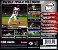 PSX - MLB 2000 Box Art Back