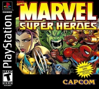 PSX - Marvel Super Heroes Box Art Front