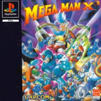 PSX - Mega Man X3 Box Art Front