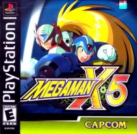 PSX - Mega Man X5 Box Art Front