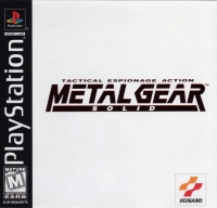 PSX - Metal Gear Solid Box Art Front
