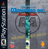 PSX - Monsters Inc Scream Team Box Art Front