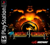 PSX - Mortal Kombat 4 Box Art Front