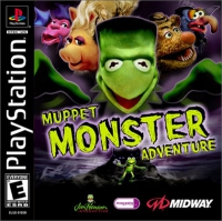PSX - Muppet Monster Adventure Box Art Front