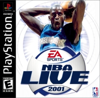 PSX - NBA Live 2001 Box Art Front