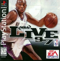PSX - NBA Live 97 Box Art Front