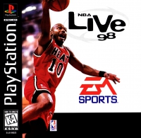 PSX - NBA Live 98 Box Art Front
