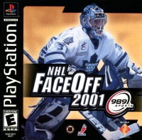 PSX - NHL FaceOff 2001 Box Art Front