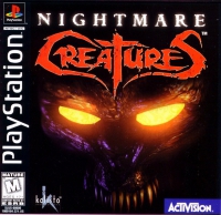 PSX - Nightmare Creatures Box Art Front