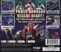PSX - Power Rangers Lightspeed Rescue Box Art Back