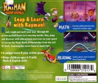 PSX - Rayman Brain Games Box Art Back