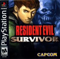 PSX - Resident Evil Survivor Box Art Front