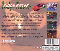 PSX - Ridge Racer Box Art Back