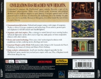 PSX - Sid Meier's Civilization II Box Art Back
