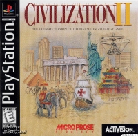 PSX - Sid Meier's Civilization II Box Art Front