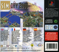 PSX - Sim City 2000 Box Art Back