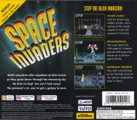 PSX - Space Invaders Box Art Back