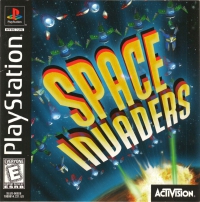 PSX - Space Invaders Box Art Front