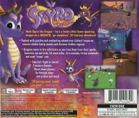 PSX - Spyro the Dragon Box Art Back