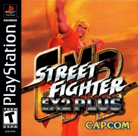 PSX - Street Fighter EX 2 Plus Box Art Front