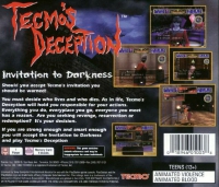 PSX - Tecmo's Deception Box Art Back