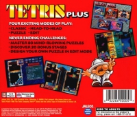 PSX - Tetris Plus Box Art Back