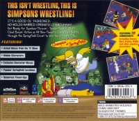 PSX - The Simpsons Wrestling Box Art Back