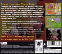 PSX - Theme Park Box Art Back