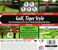 PSX - Tiger Woods 99 PGA Tour Golf Box Art Back
