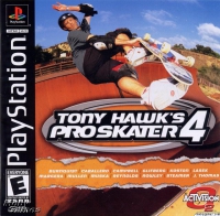 PSX - Tony Hawk's Pro Skater 4 Box Art Front