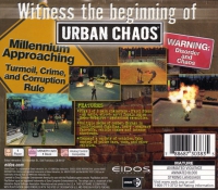 PSX - Urban Chaos Box Art Back