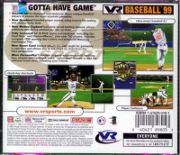 PSX - VR Baseball 99 Box Art Back