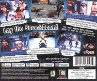 PSX - WWF Smackdown Box Art Back