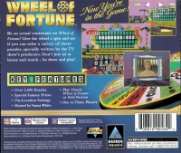 PSX - Wheel of Fortune Box Art Back