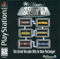 PSX - Williams Arcade's Greatest Hits Box Art Front