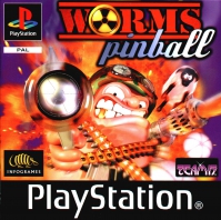 PSX - Worms Pinball Box Art Front