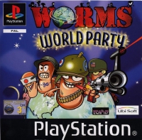 PSX - Worms World Party Box Art Front