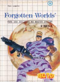 SMS - Forgotten Worlds Box Art Front