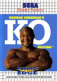 SMS - George Foreman's KO Boxing Box Art Front