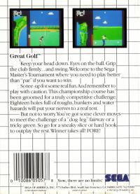 SMS - Great Golf Box Art Back