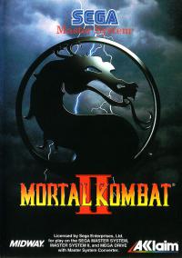 SMS - Mortal Kombat II Box Art Front
