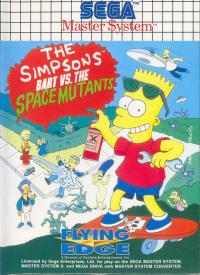 SMS - The Simpsons Bart vs. the Space Mutants Box Art Front