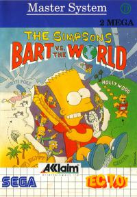 SMS - The Simpsons Bart vs. the World Box Art Front