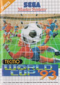 SMS - Tecmo World Cup '93 Box Art Front