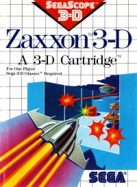 SMS - Zaxxon 3 D Box Art Front
