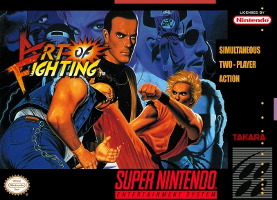 SNES - Art of Fighting Box Art Front