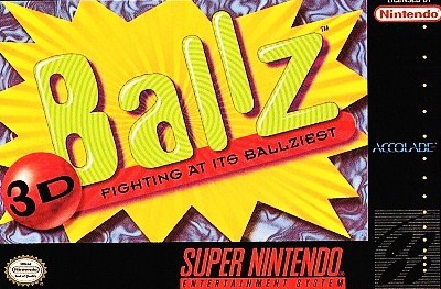 SNES - Ballz 3D Box Art Front