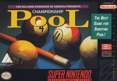 SNES - Championship Pool Box Art Front